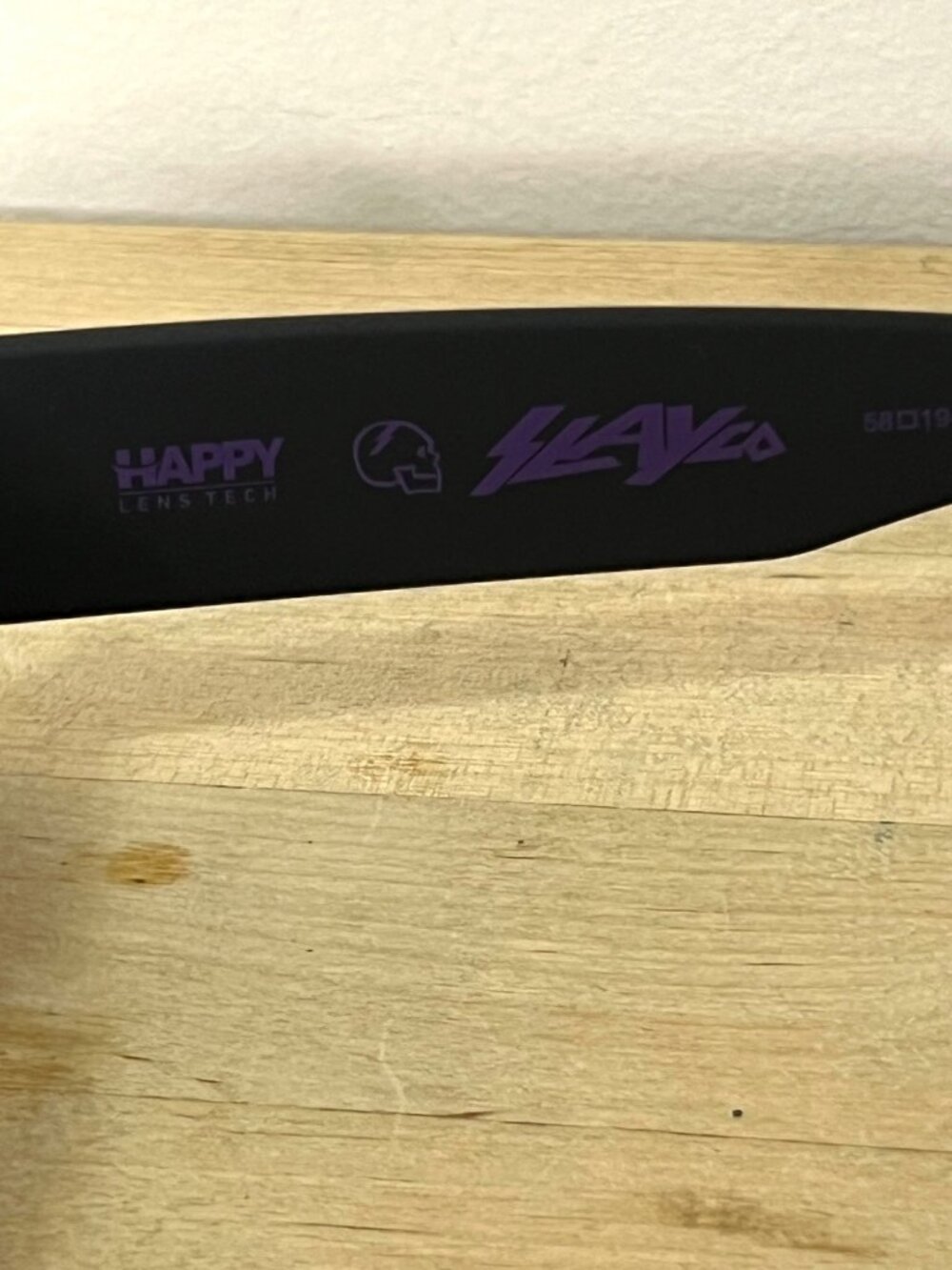 NEW Spy Slayer Happy Lens Black Rectangular Sunglasses With Box & Pouch - Picture 5 of 6